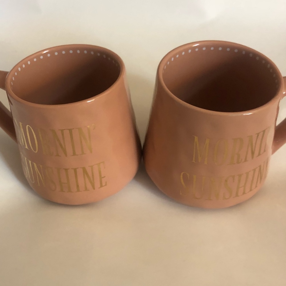 MORNING SUNSHINE COFFEE MUG PAIR LOVE YOUR MUG